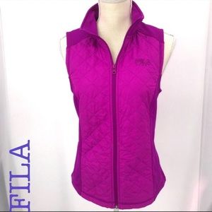 FILA Front steps Sleeveless Plum vest